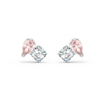Swarovski Attract Soul Ohrstecker, rosa, rhodiniert - 5517118