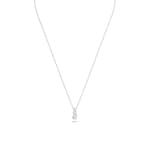 Swarovski Attract Trilogy Halskette, weiss, rhodiniert