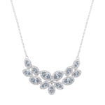 Swarovski Baron Halskette, blau, rhodiniert - 5528900