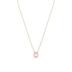 Swarovski Bella V necklace Cylindrical grinding, Pink, Rose gold-tone plated