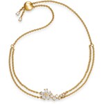 Swarovski Bracelet Botanical, blanc, métal doré - 5535790