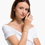 Swarovski Bracelet Botanical, blanc, métal doré - 5535790