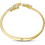 Swarovski Botanical Bangle, white, gold plated - 5535782