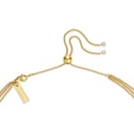 Swarovski Botanical Y-Halskette, weiss, vergoldet - 5535779