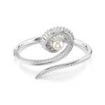Swarovski Capsule Armreif rhodiniert