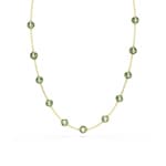 Swarovski Chroma Twist lange Halskette Mehrfarbig vergoldet
