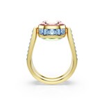 Swarovski Bague Chroma Twist Coussin Plaqué or - M5706305