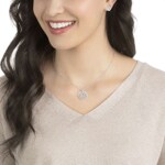 Swarovski Circle Set | Halskette mit Ohrstecker - 5367727