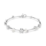Swarovski Constella Armband Kristallperlen Rund rhodiniert