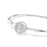 Swarovski Bracelet-jonc Constella Dancing Stone Blanc rhodié - 5743523