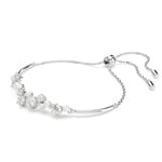 Swarovski Constella Armreif, Kristallperle, Rundschliffe, Weiss, Rhodiniert - 5705618