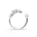 Swarovski Constella Open Ring Crystal pearl White Rhodium plated - M5705597