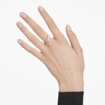Swarovski Constella Open Ring Crystal pearl White Rhodium plated - M5705597
