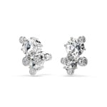 Swarovski Constella Ohrstecker gemischte Rundschliffe rhodiniert
