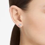 Swarovski Constella Ohrstecker Rundschliff, Weiss, Rhodiniert - 5636712 