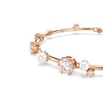Swarovski Constella Bracelet Crystal Pearls White rose gold-plated - 5729505