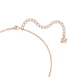Swarovski Creativity Circle necklace, white, pink gold plated - 5202446
