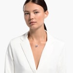 Swarovski Collier Dancing Swan, bleu, métal rhodié - 5533397