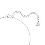 Swarovski Dancing Swan necklace, white, rhodium plated - 5514421