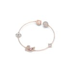 Swarovski Dazzling Swan Armband, mehrfarbig, rosé vergoldet - M5485877