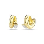 Swarovski Dextera Kreolen Rund Weiss vergoldet - 5740735