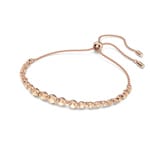 Swarovski Bracelet Emily Diverses tailles rondes, Rose, Placage de ton or rosé - 5663393