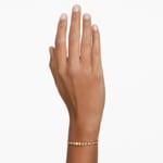 Swarovski Bracelet Emily Diverses tailles rondes, Rose, Placage de ton or rosé - 5663393