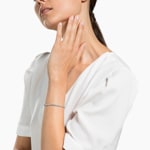 Swarovski Emily Armband, weiss, rhodiniert - 1808960