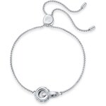 Swarovski Further bracelet, blue, rhodium plated - 5537123