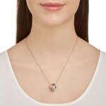 Swarovski Further necklace, white, pink gold plated - 5240525