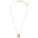 Swarovski Further necklace, white, pink gold plated - 5240525