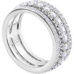 Swarovski Further Ring, weiss, rhodiniert - M5448840