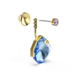 Swarovski Gema Earring Jackets Blue gold-plated - 5737449