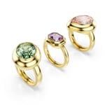 Swarovski Gema Ring Set Multicolored gold-plated - M5741583