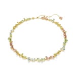Swarovski Gema Tennis Collier Mehrfarbig vergoldet - 5714836