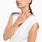 Swarovski Bracelet-jonc Ginger, blanc, métal rhodié - 5389044