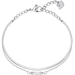 Swarovski Bracelet-jonc Ginger, blanc, métal rhodié - 5389044