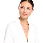 Swarovski Ginger T Bar Halskette, weiss, rosé vergoldet - 5567529