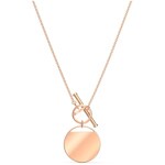 Swarovski Ginger T Bar Halskette, weiss, rosé vergoldet - 5567529