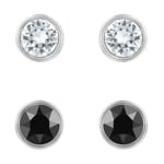 Swarovski Harley earring Set, rhodium plated - 5528506