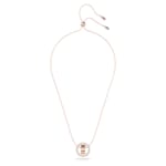 Swarovski Hollow necklace white, pink Gold-tone plated - 5636500