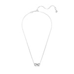 Swarovski Hyperbola Collier Pavé, Unendlichkeit, Weiss, Rhodiniert - 5687265