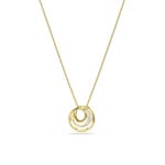 Swarovski Hyperbola Necklace Round gold-plated