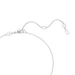 Swarovski Hyperbola Collier, Verschiedene Schliffe, Twist, Weiss, Rhodiniert - 5689723