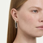 Swarovski Hyperbola Drop Earrings White Two-tone - 5749366