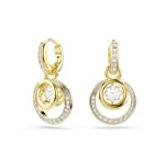 Swarovski Hyperbola Drop Earrings White gold-plated