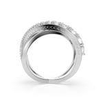 Swarovski Hyperbola Ring Mixed cuts Rhodium plated - M5714956