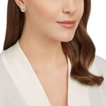 Swarovski Iconic Swan Ohrstecker, mehrfarbig, rhodiniert - 5215037