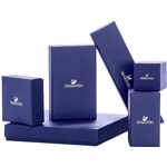 Swarovski Iconic Swan Ohrstecker mit Jackets, schwarz, rosé vergoldet - 5193949