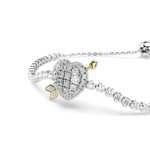 Swarovski Idyllia Bracelet Heart with Arrow White Blanc rhodié - 5742022